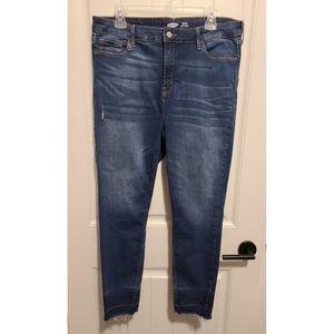 Old Navy Rockstar jeans super skinny ankle Size 16